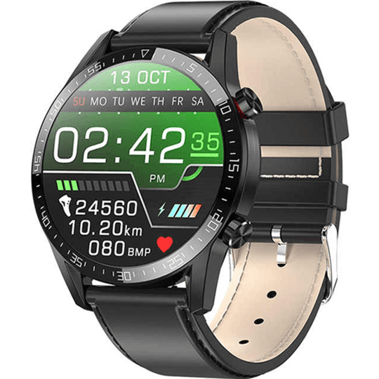 SMARTWATCH L13 Leather Black